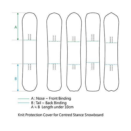 MONS Snowboard Protection Soft Cover Sleeve With Binding Open (L)