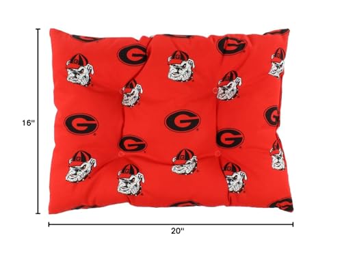 Image of College Covers Everything Comfy Georgia Bulldogs Rocker Pad - Chair Cushion