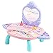 Kaicurhu 2 PCS Set da Gioco per Il Trucco del Bambino | Set di Bellezza con Accessori Moda e Trucco | Accessori da toeletta per Bambini, Finta Tavolo da toeletta per Bambine