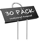 STARTOSTAR 30-Pack Metal Plant Labels Weatherproof Garden Markers,Height 10.6'', Label Area 3.5''...