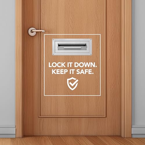 Image of Durabox Through-The-Door Drop Box Deposit Safe 12 x 6 x 15 - Heavy Duty Steel Mailbox with Lock for Receiving Mail, Checks, Letters, Cash and More for Home, Office and Commercial Use (D500) (Gray)