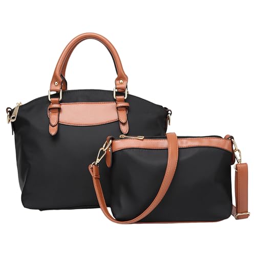 Sac à main décontracté en cuir cabas fourre-tout et grand portefeuille de mode