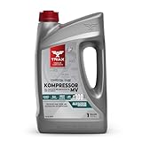 TRIAX Kompressor MV 100 Full Synthetic ISO 100 (SAE 30) Air Compressor Oil - Non-Detergent - for Rotary, Vane, Screw, Reciprocal - High Temp, 20,000 Hour Life (1 Gallon)