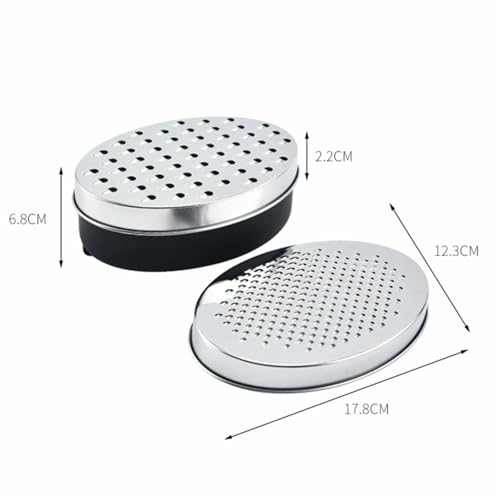 Rallador de Queso con Contenedor Acero Inoxidable 3 Piezas miniatura 4