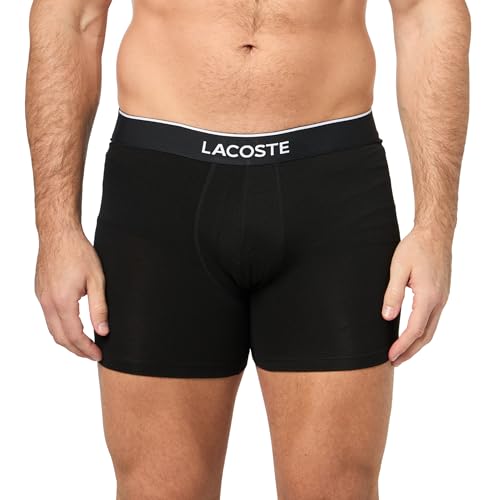 Lacoste Men's Cotton Stretch Mini Croc Print Boxer Briefs, 5-Pack (Amazon Exclusives)2