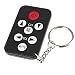 MOSTOP Remote Mini Black 7 Buttons Universal TV Remote Control and Keychain Newly Released New Mini Type Appearance Universal TV Remote Control Has Power-off Protection Function to Replace Batteries Do Not Need to Reset Mini Portable Easy to Use