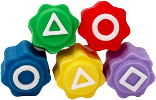 Gonggi Juego Coreano, 5 Piezas de Colores Juego Tradicional de Mano con Piedras Coloridas, minijuego niños y Adultos, Ideal para Horas Divertidas y Entrenamiento de coordinación