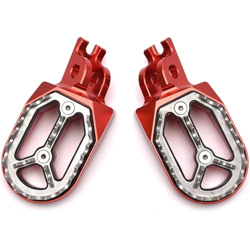 Repose-pieds CRF300L anti-glisse larges pour éviter les chutes