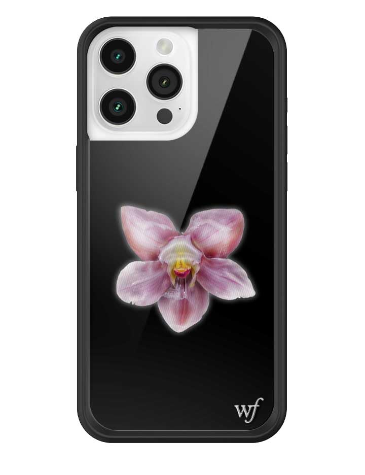 【Iphone15】ユリの花のブラックフレーム　ハードケース Amazon.com: Wildflower Cases - Compatible with iPhone 15 Pro Max