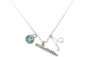Flute Necklace: A Symphony of Silver and Personalization