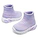 MORENDL Toddler Light Up Walking Shoes Baby Non-Slip Sock Shoes Toddler Slip On Sneakers Boys & Girls