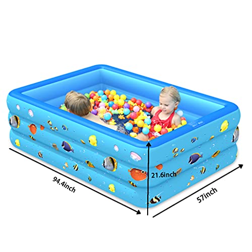bibididi 94/83 inch kinderbadje tuin watersproeier splas pad opvouwbaar zwembad kinderen party gunst sets outdoor… - Image 3