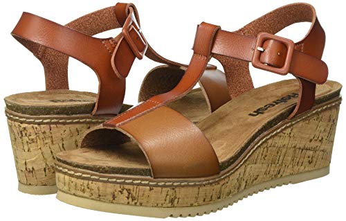 REFRESH 72705, Sandali Donna, Taupe, 40 EU
