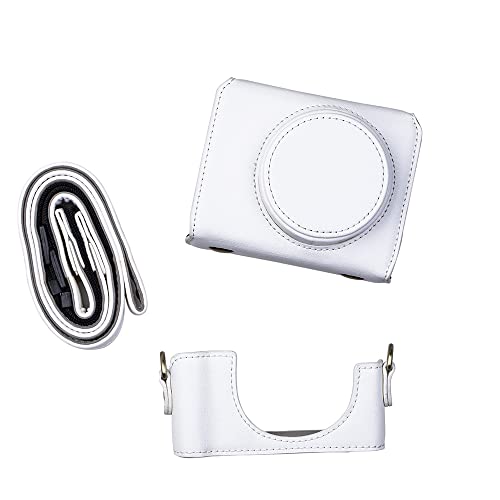 SIUTATDSH �J�����P�[�X PU���U�[ �K�p Sony �\�j�[ VLOGCAM ZV1 ZV-1 �P�[�X ���C�i�[�P�[�X �J�����z���_�[�A�ϐk�E�ϏՌ��E�֌g (�z���C�g)