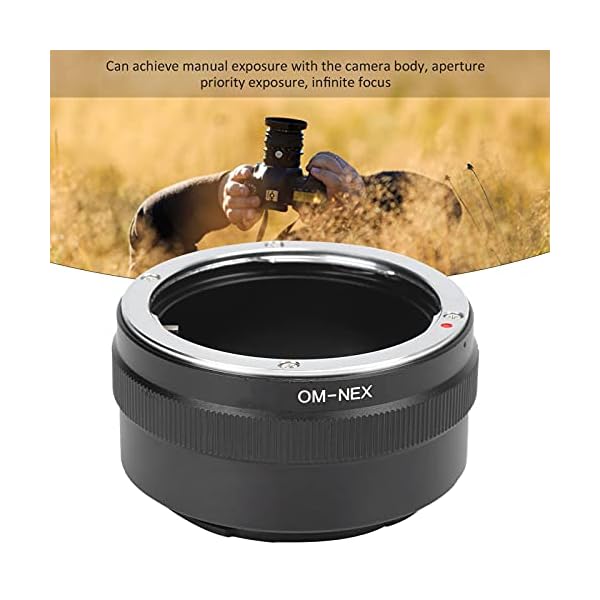 Sxhlseller Konverter Adapterring für OM Objektiv auf E Mount Kamera, für NEX‑F3/3/C3/5/5C/5D/5N/5A/5K/5T/5R/6/7/A7/A7R/A5000/ A6000 Usw – Bild 5