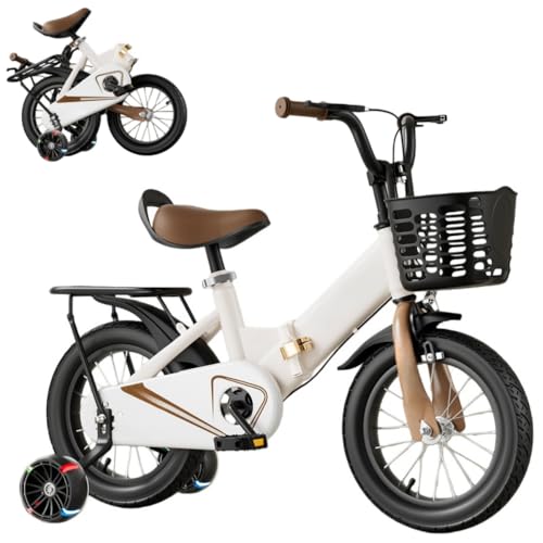 Kiwet �q���p���]�� �܂肽���� �W���j�A 12/14/16/18 �C���` �������� �L�b�N�X�^���h ����~�߃n���h�� �g�ݗ��ĊȒP ������� �L�b�Y�o�C�N �ʊw/�v���[���g�p �⏕�ցE�o�X�P�b�g�t�� �j�̎q�Ə��̎q�̏��S�Ҍ����o�X�P�b�g�t���A �a����