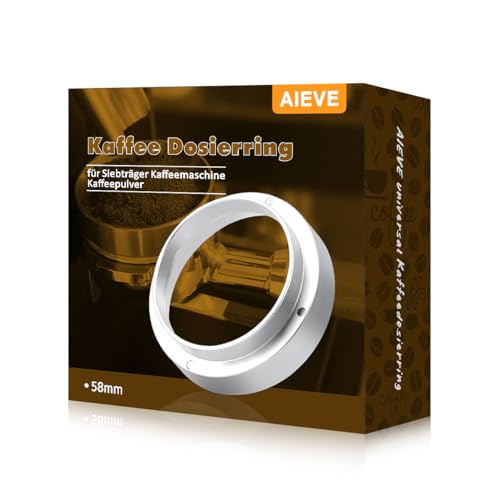 AIEVE 58mm anello dosatore caffè universale anello dosatore caffè espresso portafiltro imbuto ricambi per macchina da caffè compatibile con Rancilio Silvia, Bezzera BZ10