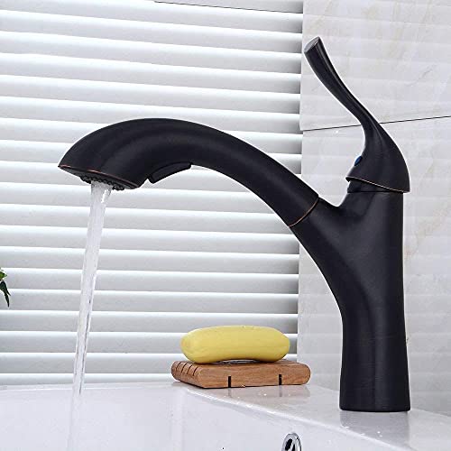 Robinet d'eau chaude et froide en cuivre noir pour stopper les fuites