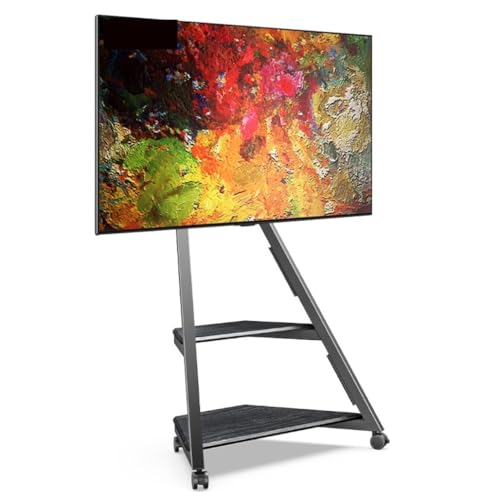 Soporte móvil para TV de 32 a 65 pulgadas con ruedas y almacenamiento miniatura 1