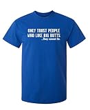 I Don’t Skinny Dip I Chunky Dunk Funny Tee | Hilarious Funny Mens Tshirts, Bold Humor T Shirts for Men, Unique Mens Graphic T-Shirts Printed in USA S Royal
