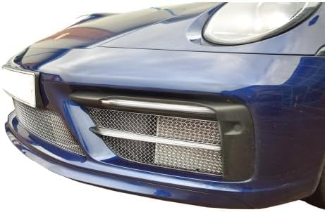 Zunsport Compatible With Porsche 992 Carrera (Sport Design Package) - Front Grill Set - Silver Finish (2018 -)