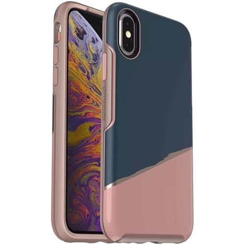 OtterBox (�I�b�^�[�{�b�N�X) Symmetry�V���[�Y iPhone Xs Max �P�[�X - Not My Fault �O���[�ƃs���N�̃J���[�u���b�N�f�U�C�� Apple Phone Case �X�����t�B�b�g ���N�����X�N���[���o���p�[ ���C��