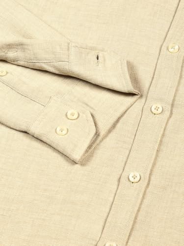Image of Thomas Scott Men's | Solid | Textured Fabric | Full Sleeve | Slim Fit | Polyester-Blend | Spread Collar | Casual Shirt