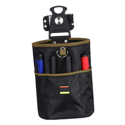 Ceinture à Outils pour Électricien en Tissu Oxford avec Poche Organisée et Clip