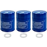 3PCS 15400-PLM-A02 Oil Filter Compatible With Honda GX610 GX630 GX670 GX690 GXV340 GXV390 Replace