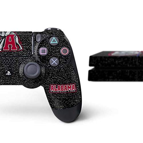 Skinit Decal Gaming Skin Compatible with PS4 Console and Controller Bundle - Officially Licensed College Alabama Mascot Design