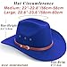 DRESHOW Cowboy Hat for Women and Men Classic Western Felt Cowboy Cowgirl Hat Outdoor Wide Brim Belt Buckle Retro Fedora Hats Unisex Rolled up Caps