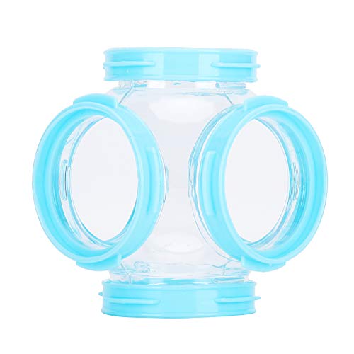AMONIDA Hamster- Tunnelrohre Zum Selbermachen mit Belüftetem Design für Trainingsleinenzubehör für Kleine Haustiere (Blue)