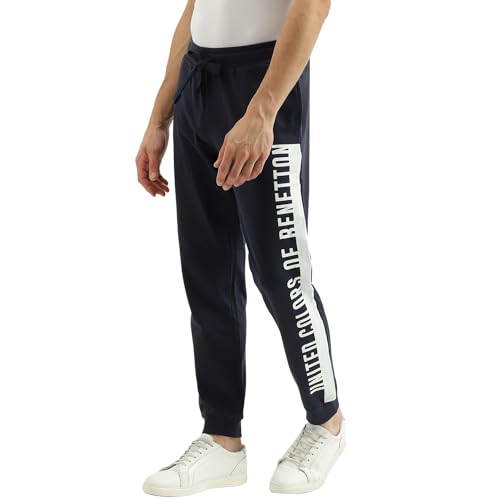 Image of United Colors of Benetton Men Regular Mid Rise Pants