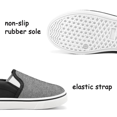 Image of K KomForme Toddler Sneakers for Girls Boys Slip On Canvas Walking Shoes | Lightweight, Comfortable