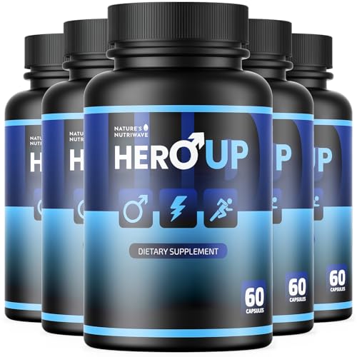 HeroUP Plant-Based Capsules USA Made 60 Ct 6 Month Supply