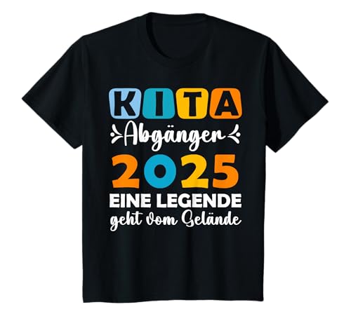 Kinder Einschulung Junge Kita Abgänger 2025 Schulanfang Schulkind T-Shirt