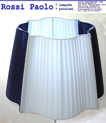 Paralume classico made in Italy cornice bicolore