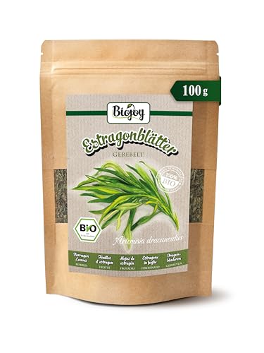 Biojoy BIO-Estragon getrocknet (100 g), Estragonblätter gerebelt (Artemisia dracunculus)