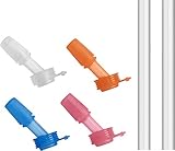 CamelBak eddy+ Kids 4-pack, Bite Valve & Straws, Multi Color
