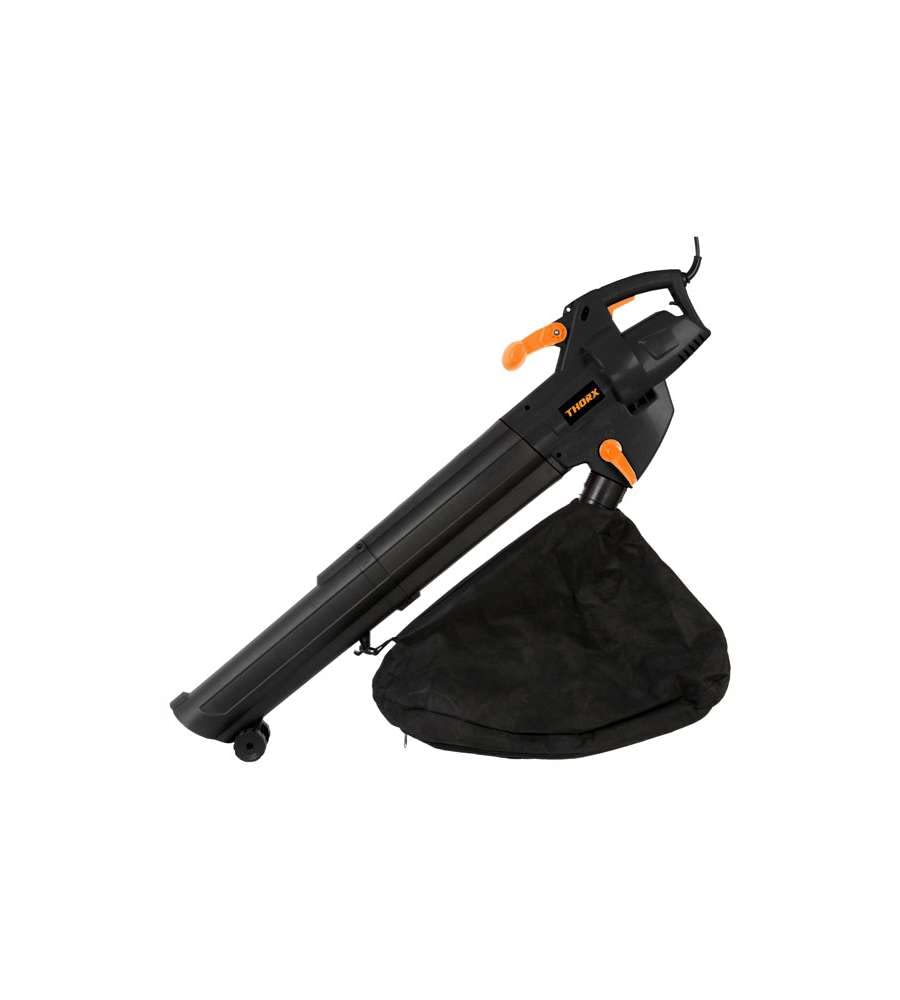 Thorx Soffiatore Aspiratore Elettrico 2500 Watt con Dispositivo di Triturazione Interno e Sacca 45 Litri