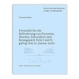  Preistafel für die Beförderung von Personen, Hunden, Fahrrädern und Reisegepäck Teile I und II, gültig vom 01. Januar 2002