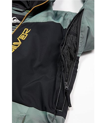 Quiksilver Boy's Side Hit Jacket (Toddler/Little Kids/Big Kids) Break Off Laurel Wreath SM (10 Big Kid)4