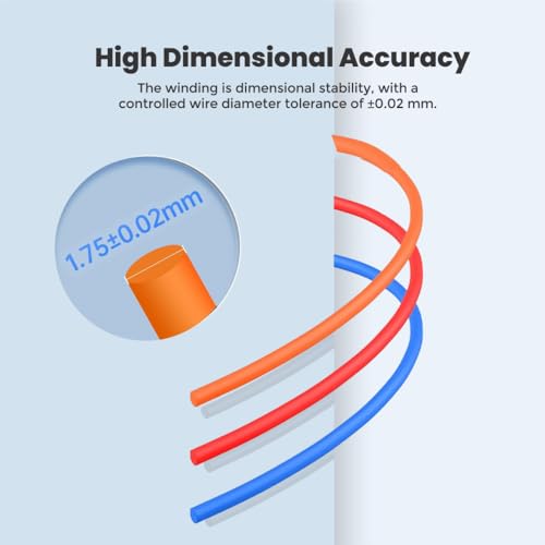 Image of 3Idea Premium PLA+ Orange 3D Printer Filament 1.75mm Dimensional Accuracy + /- 0.03mm Net Weight- 1 KG