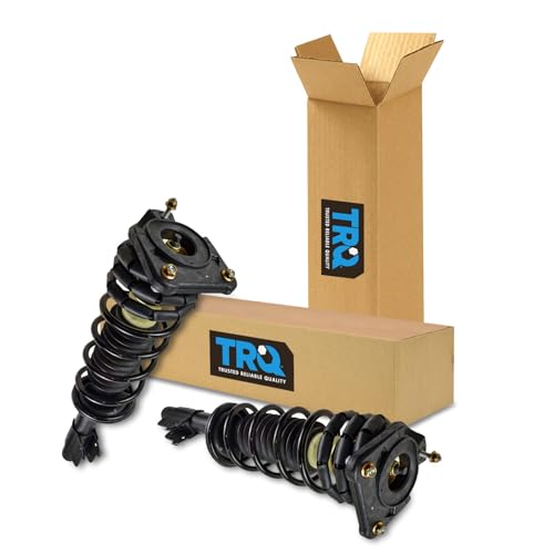 Image of TRQ Rear Strut and Spring Assembly Set 2 Piece | For 1998-2005 Chevrolet Malibu 04-05 Classic 98-04 Oldsmobile Alero 98-99 Cutlass 99-05 Pontiac Grand Am