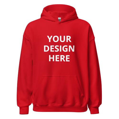 Image of Maydear Custom Hoodie Unisex Pullover Sweatshirt | Personalized with Photo, Logo or Text, For Men & Women