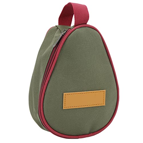 Camping Skillet Bag ZipperDesign Skillet Storage Bag Camping Cookware Bag Outdoor Picnic Travel Cooking Utensils Organizer (Green)
