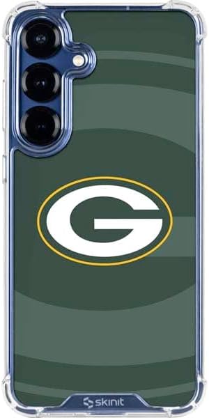 Skinit Clear Phone Case Compatible with Galaxy S25 - Officially Licensed NFL Green Bay Packers Tropical Print Design