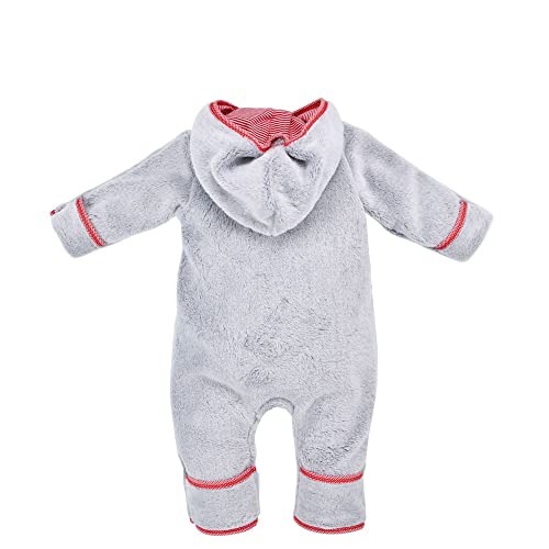 Combinaison pour bébé idéale contre le froid avec capuche douillette