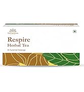 Shivamastu Ayurveda Respire Herbal Tea - 20 Tea Bags | Supports Respiratory Health with Tulsi & G...