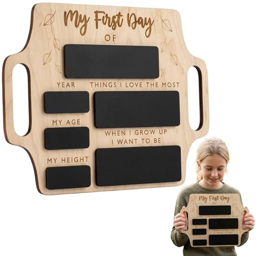 First Day of School Board Last Day of School Decorations Back to School My First Year Reusable Milestone Documentation Nostalgic Family Album